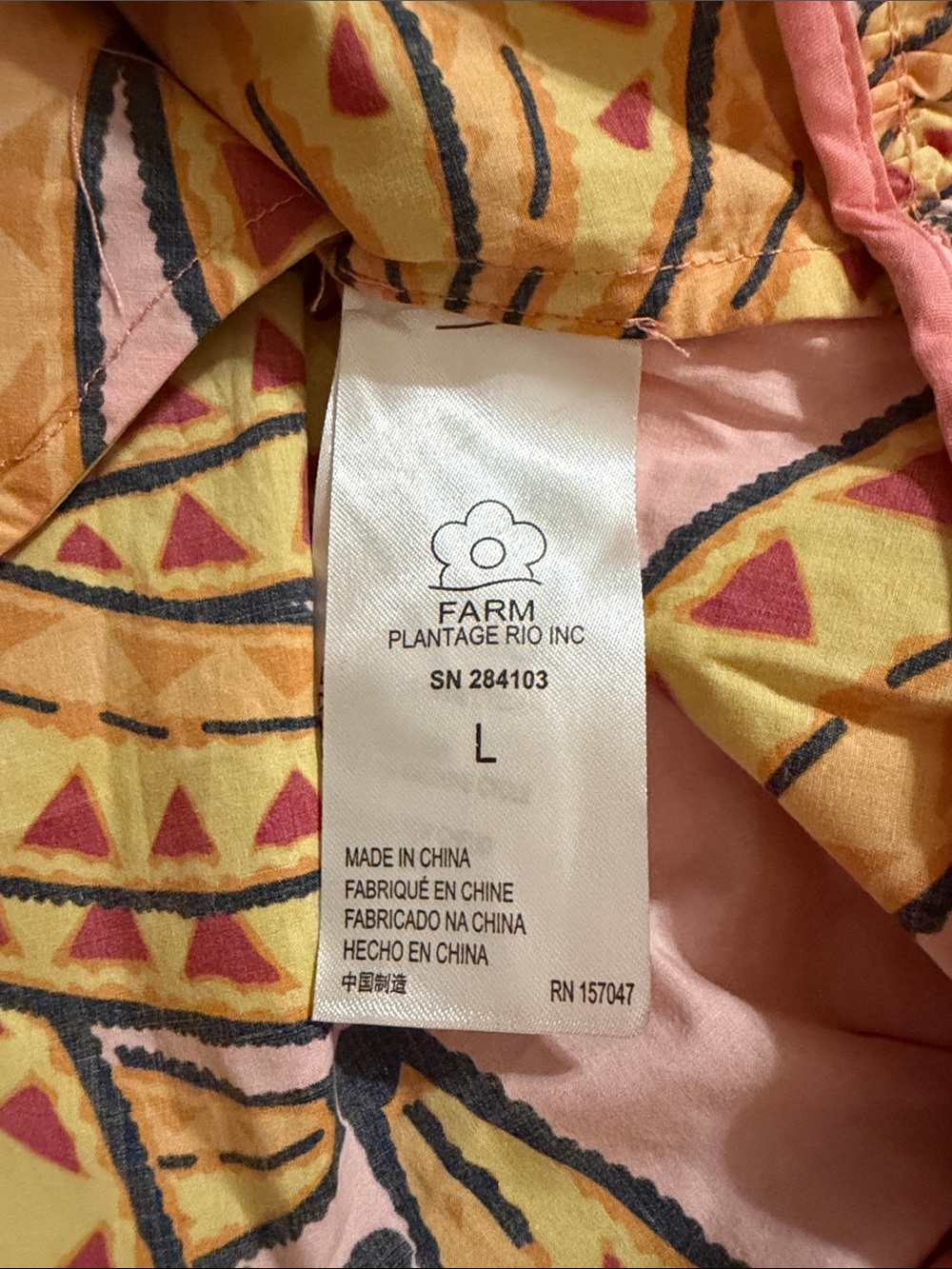 FARM Rio Banana Floral Cotton Mini Dress - Picture 8 of 10